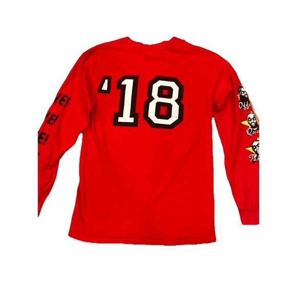 Drake SCORPION Aubrey And The Three Migos Tour 2018 Long Sleeved T-Shirt Size Sm - Picture 2 of 8